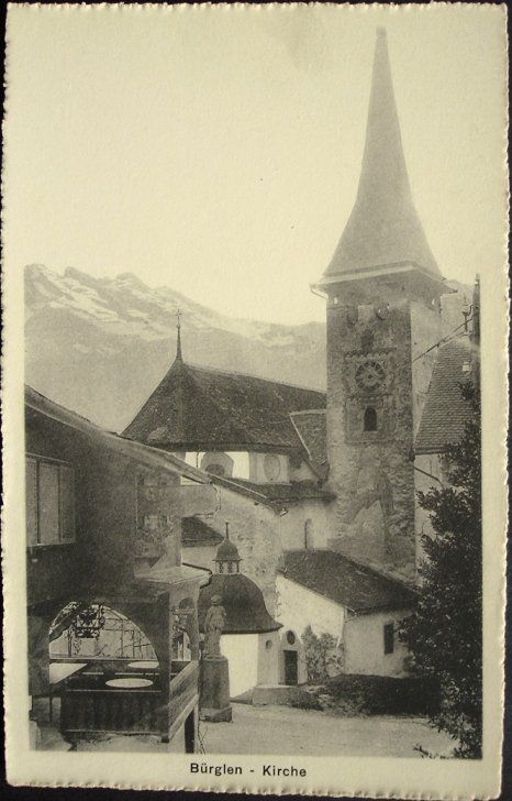 Cartoline postali: BÜRGLEN Kirche – Nuovo (secondo la descrizione) da Jona venduto da philajona