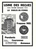 Usine des Reçues Frappes Niel - Alte Werbung /Publicité 1914