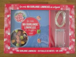 Coffret "Je crée ma guirlande lumineuse en origami" (NEUF)