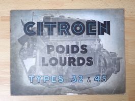 Citroen Camions 32 & 45 - Prospekt ca 1935 - AC 4208 - V013