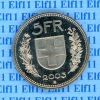 CHF___5.00 2003 unz 5 Franken
