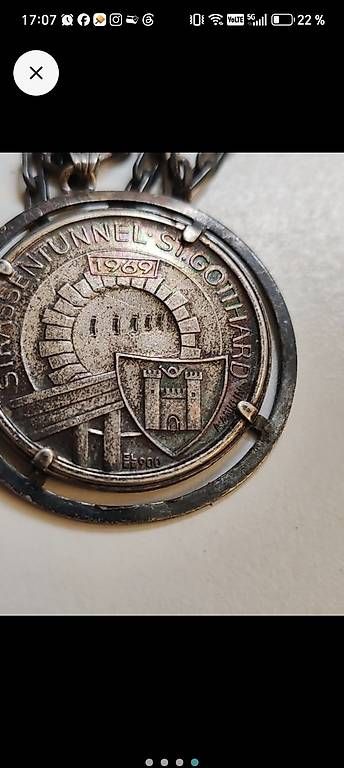 Medaillen: Medaille aus Silber  – Gebraucht aus Wila von neu_s8qs