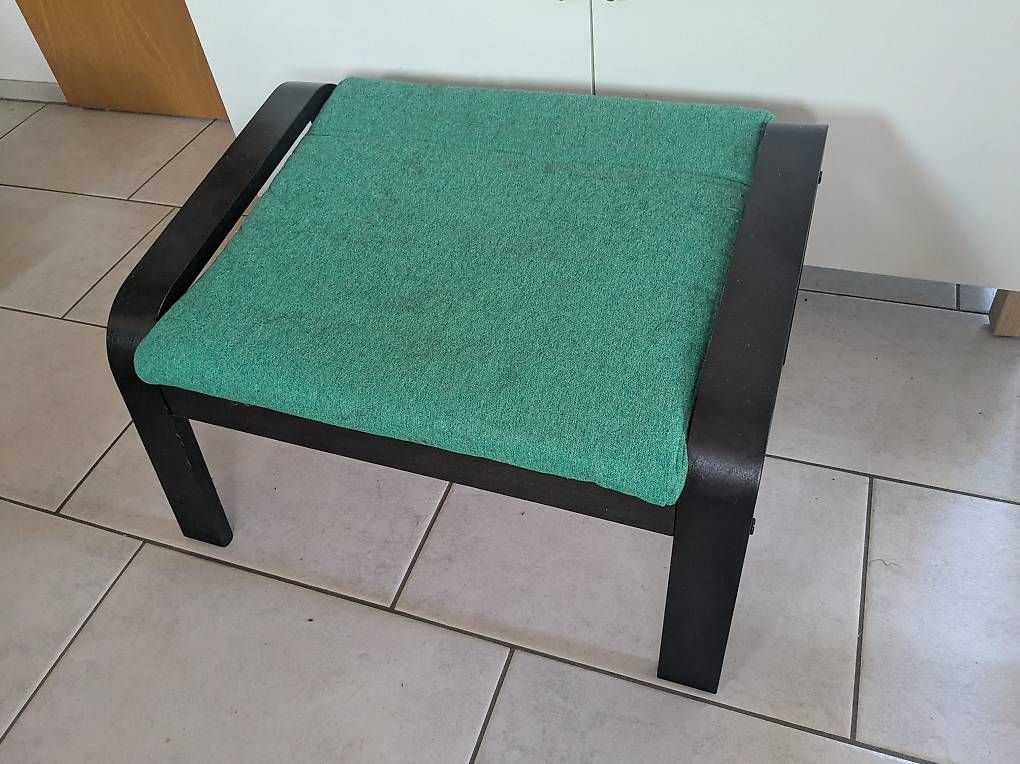 Poltrone: Ikea Poäng Sessel und Hocker grün – Usato da Wettingen venduto da S_Runa 1