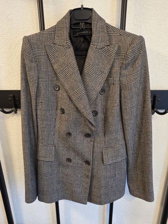 Veste blazer Zara Woman motif carreaux taille M