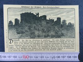 DORNACH SCHLOSS GESCHICHTE AK 1916 SO