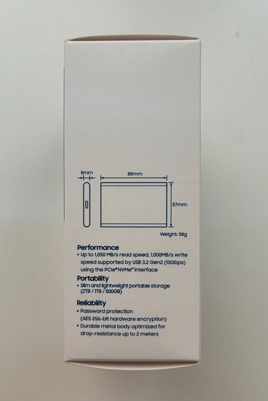 Samsung Disques durs: Samsung Portable SSD T7 1TB – Neuf avec emballage d'origine à Yverdon-les-Bains par Albinug 4