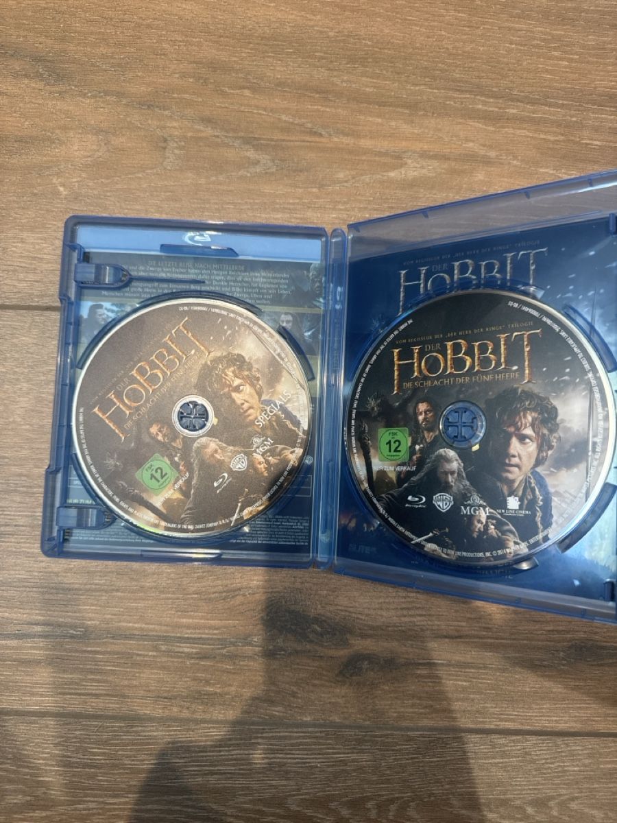 Tutti i DVDs: Der Hobbit 3 Blu-Ray 2 mal gesehen fast Neu – Nuovo (secondo la descrizione) da Beinwil am See venduto da noxno 2