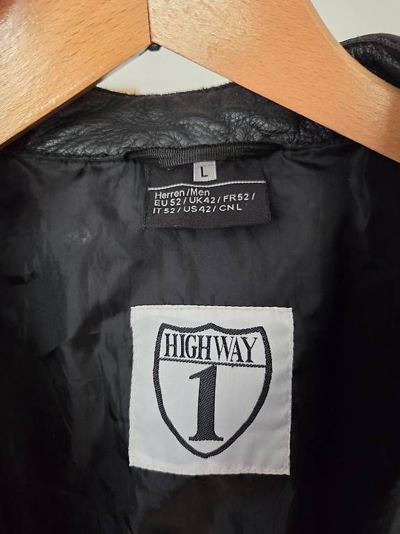 Jacken: Highway One Lederjacke Büffelleder Gr.52 schwarz – Gebraucht aus Ostermundigen von wab_jxp5 2