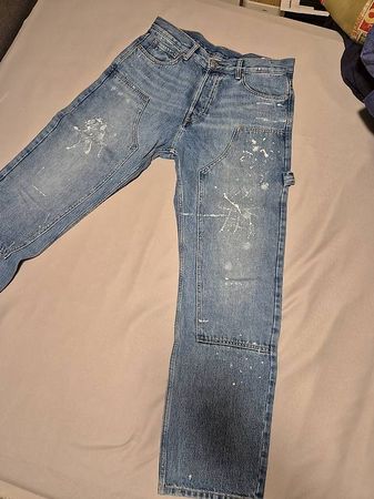 Vintage Jeans im Maler look - Gr. W33 L32