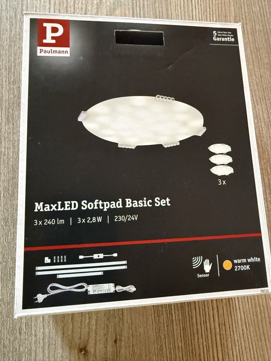 Paulmann Lampade: 2 Stk -New Paulmann MaxLED Softpad Basic Set Kitchen Licht  – Nuovo e nell'imballaggio originale da Wallbach venduto da Nenex 2