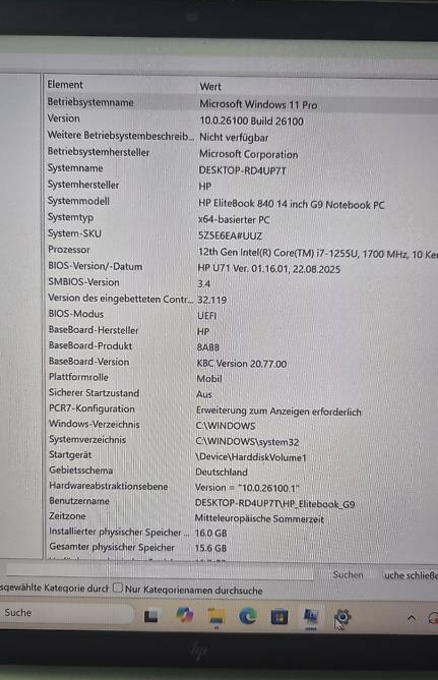 Hewlett Packard Notebook: HP Elitebook 840 G9 Intel i7 – Usato da Schwerzenbach venduto da rmv_h9yn 4
