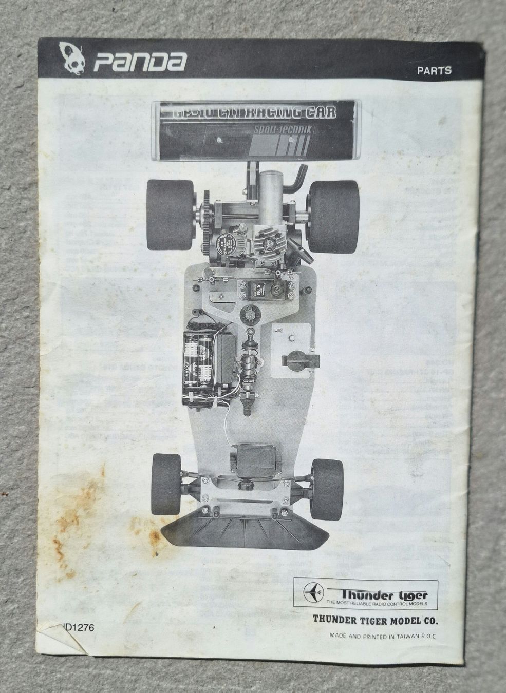 Thunder Tiger Modellismo RC: Bedienungsanleitung Sauber C11 - Panda / Thunder Tiger Model – Usato da Meikirch venduto da since78 3