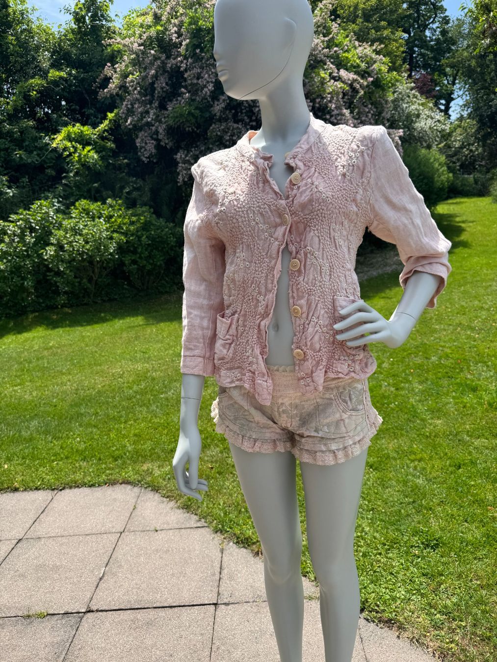 Pantaloni: Leinenshorts Sunday Saint-Tropez, Gr. M – Usato da meggen venduto da Njamiro