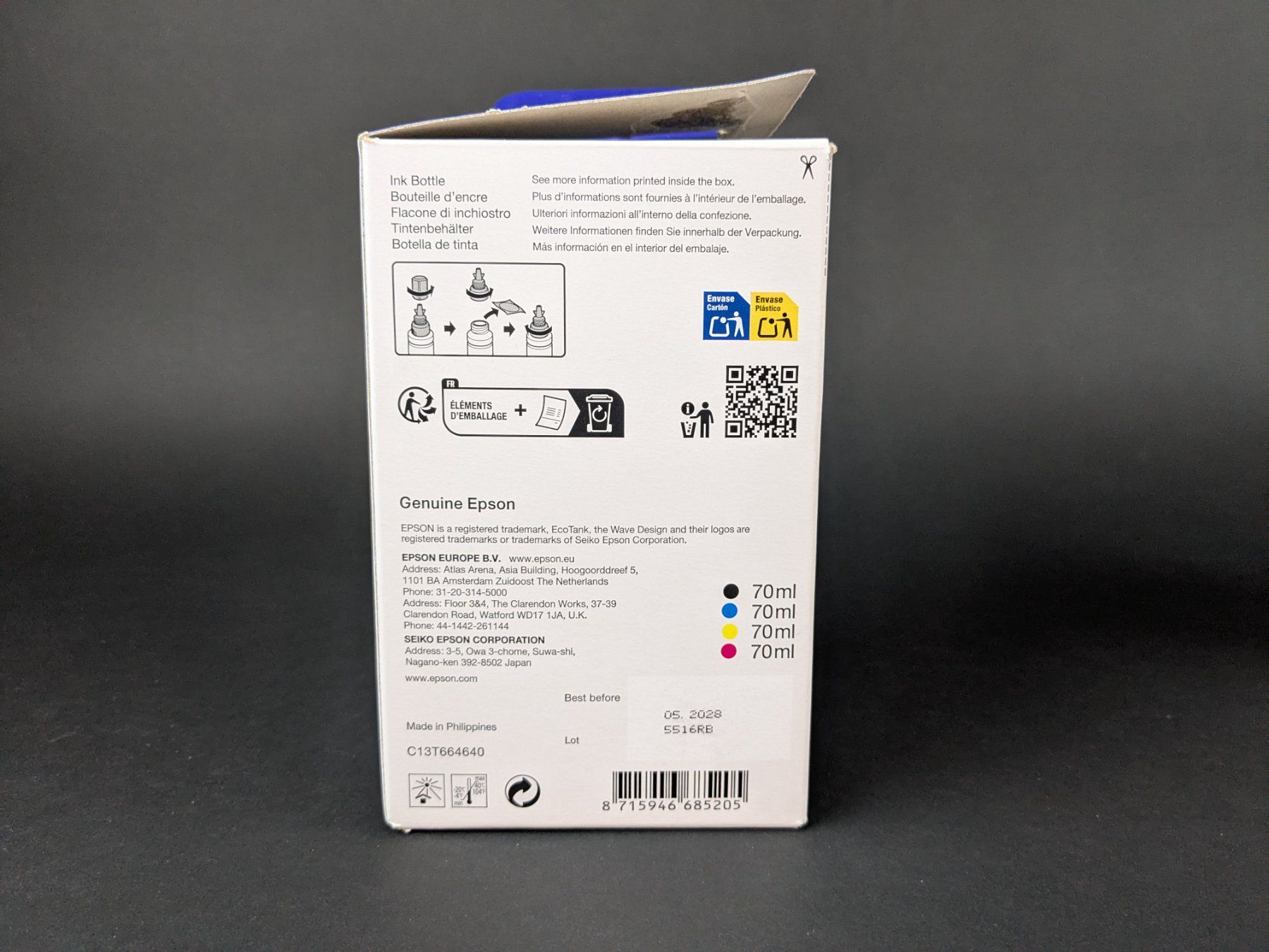 Epson Cartucce per stampanti & toner: EPSON 664 EcoTank-Tinte Multipack – Nuovo (secondo la descrizione) da Thun venduto da Restwert_Thun 3