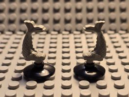 Lego 2x System  Fisch (asiatisch) (x59) hellgrau-selten