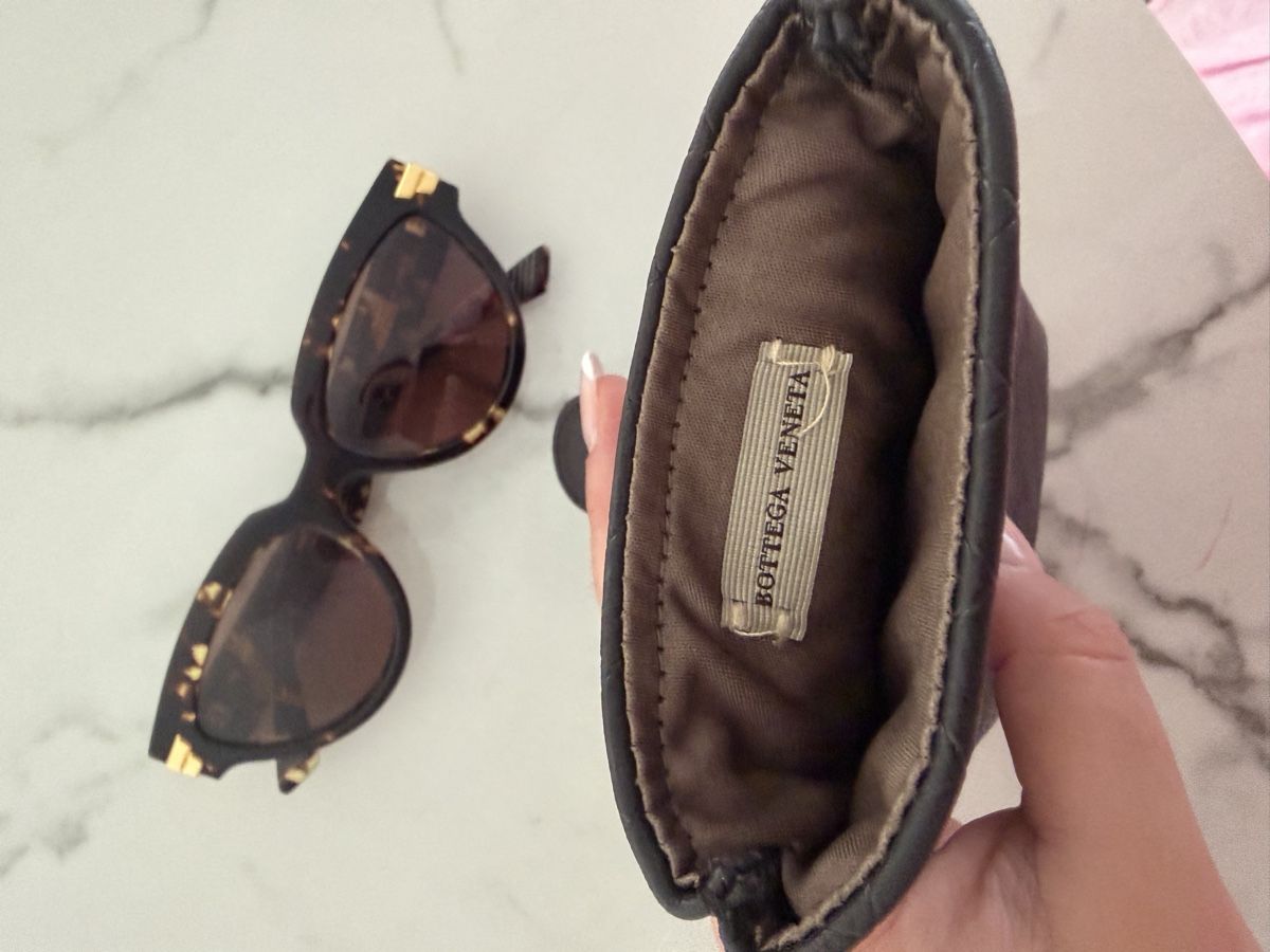 Bottega Veneta Occhiali & Lenti: Sonnenbrille Bottega Veneta mit Etui – Usato da Kriens venduto da carlaestelladali 6