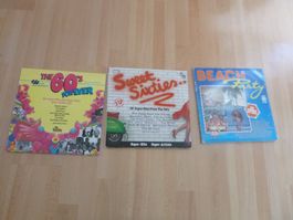 Doppel-LPs - Sweet Sixties, Beach Party & 60s forever