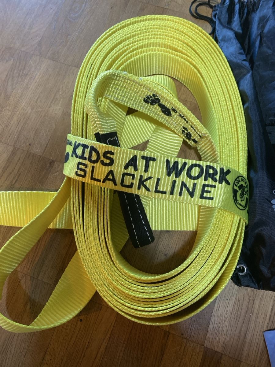 Giochi: Kids at Work Slackline Set Outdoor – Nuovo (secondo la descrizione) da Uster venduto da jro_xn9j 1
