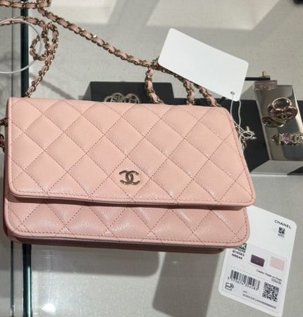 Chanel Pink WOC Caver Tasche Neu