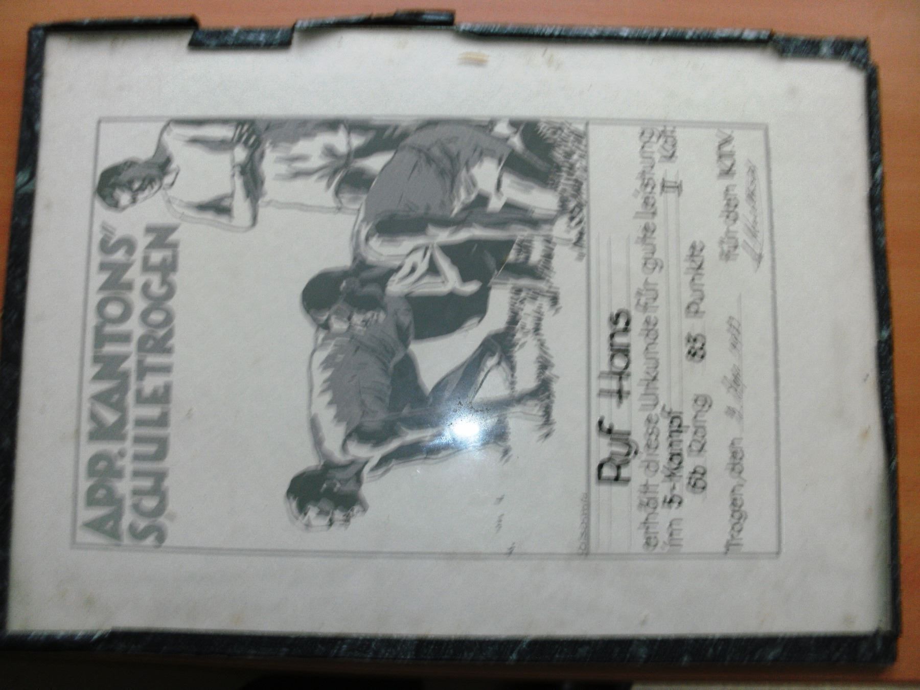 Dokumente: Anerkennungsurkunde Fünfkampf 1933 – Gebraucht aus Grenchen von Kogi7 1