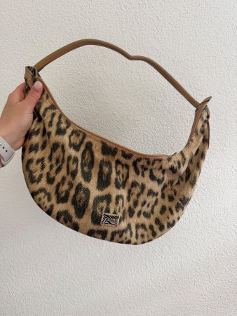 Sac à main vintage imprimé léopard - Roberto Cavalli