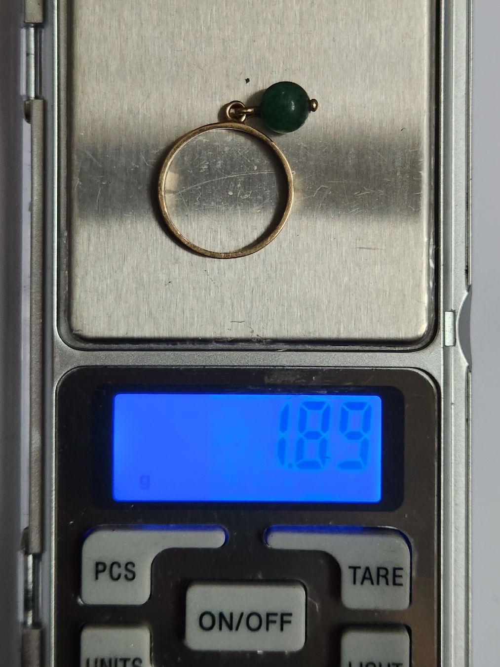 Anelli: Goldring mit grünem Stein - 585 gestämpelt – Usato da St. Gallen venduto da GIULESGG 8