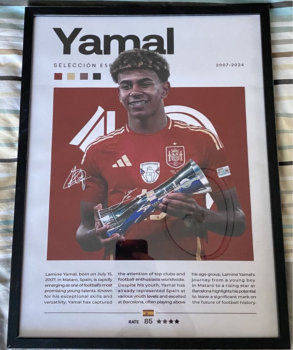Lavagne: Tableau Lamine yamal – Nuovo (secondo la descrizione) da Le Lignon venduto da sam_hfj7