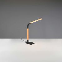 LED Tischleuchte, Holz, bis 73 cm Höhe