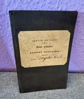 Ancien carnet scolaire du Canton de Vaud 19e-20e- rare!
