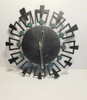 Design 70/80er Küchen Wanduhr Uhr Eisen   v Diehl  31 cm dm