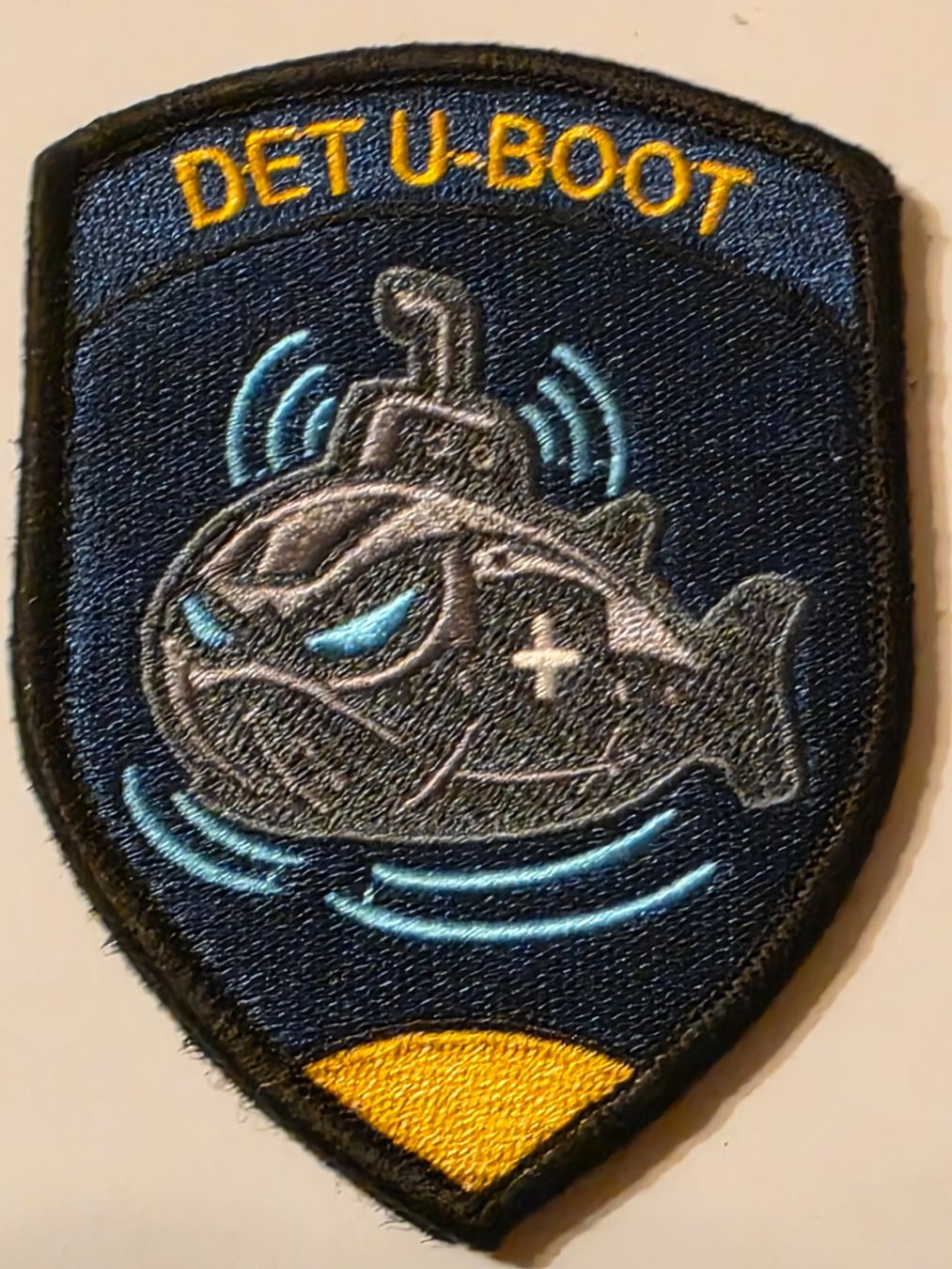 Schweizer Armee Plaketten & Abzeichen: Détachement  U-Boot neu mit Klett Abzeichen – Neu (gemäss Beschreibung) aus Nyon von freetoys08
