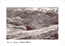 Pic de Ceuze (Hautes-Alpes), vue aérienne vers 1950
