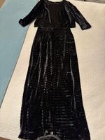 Kostüm 2/set schwarz/glance viscose/metalic/silk