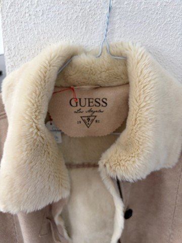 Guess Jacken & Mäntel: Guess Mädchen Lederjacke mit Fell – leichte Winterjacke – Gebraucht aus Mehlsecken von Helly21 6