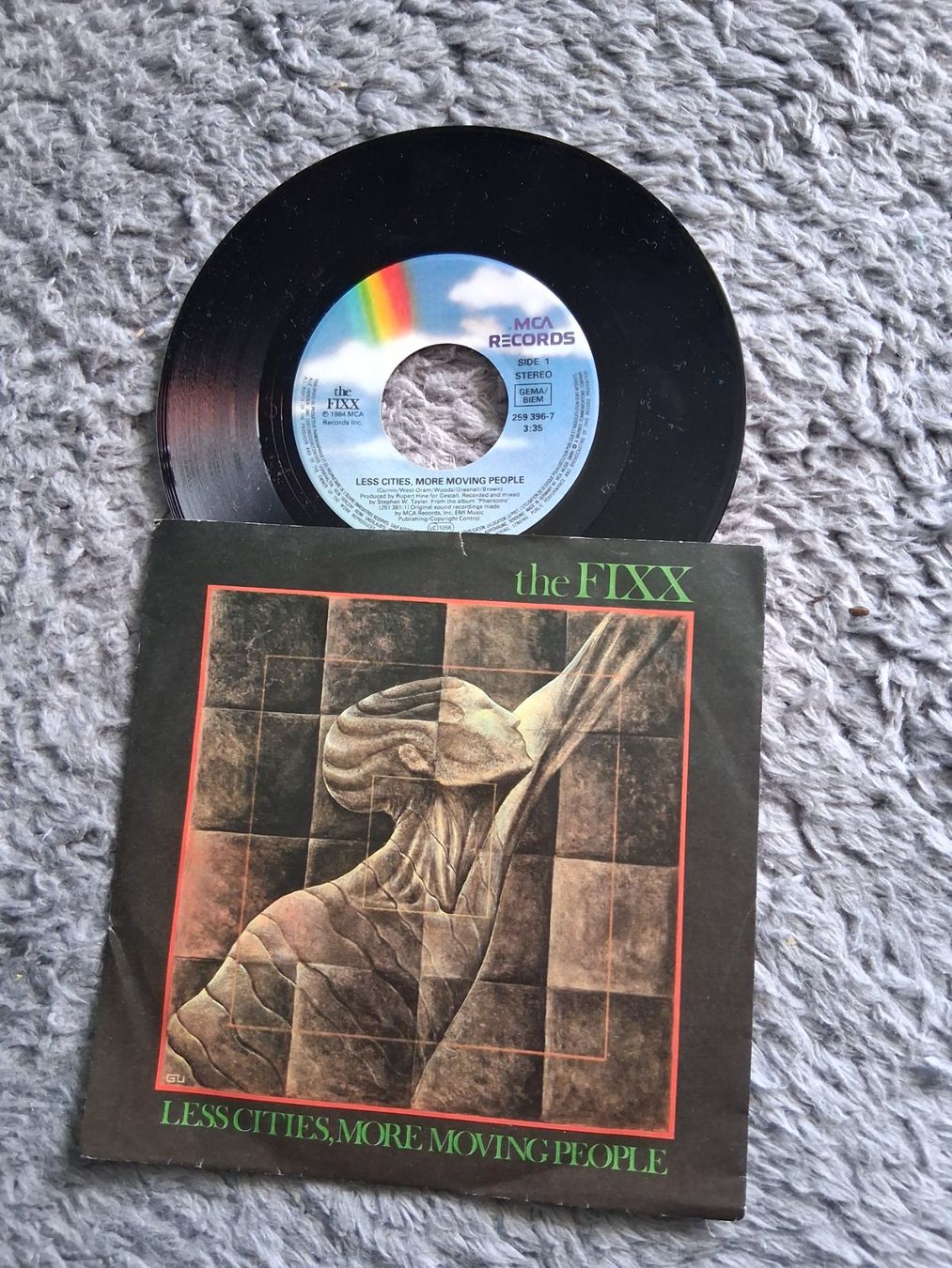 Dischi in vinile: THE FIXX      LESS CITIES,MORE MOVING PEOPLE      7NER SINGL – Usato da Wetzikon ZH venduto da Ramones01