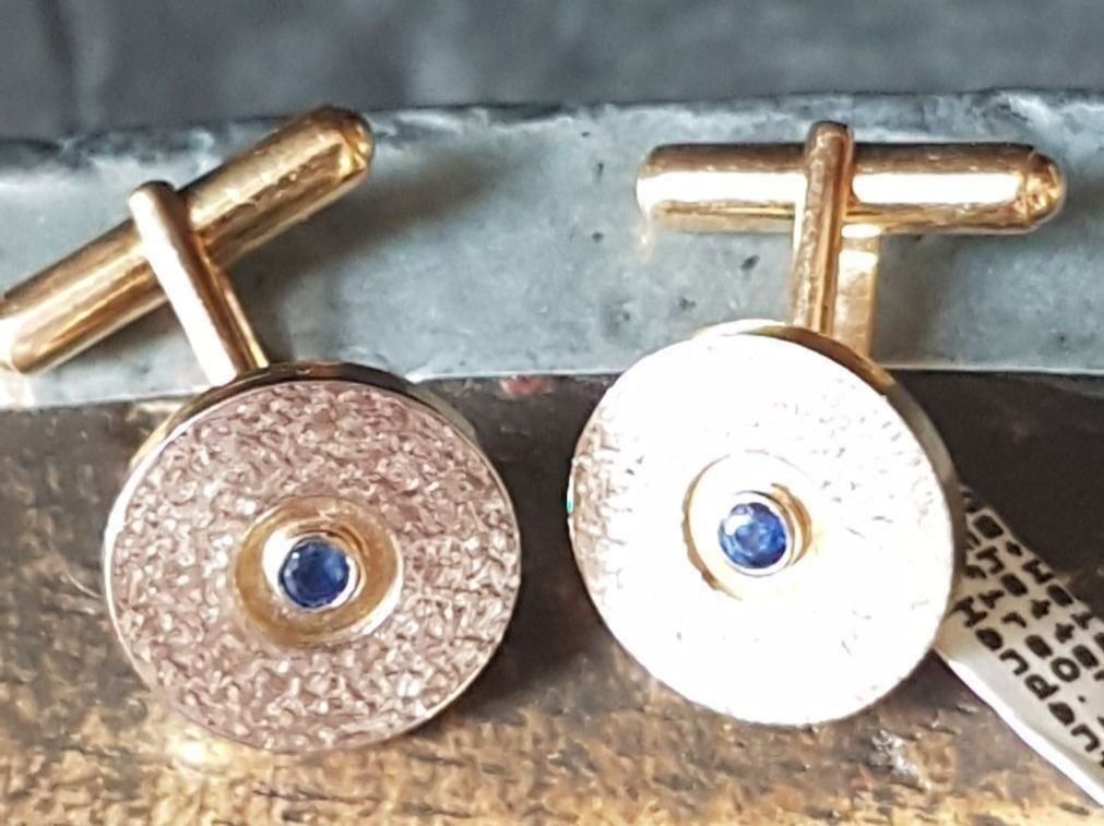Boutons de manchette: Handgefertigte Manschettenknöpfe – Neuf (Voir description) à Unterägeri par Altgoldschmuck 6