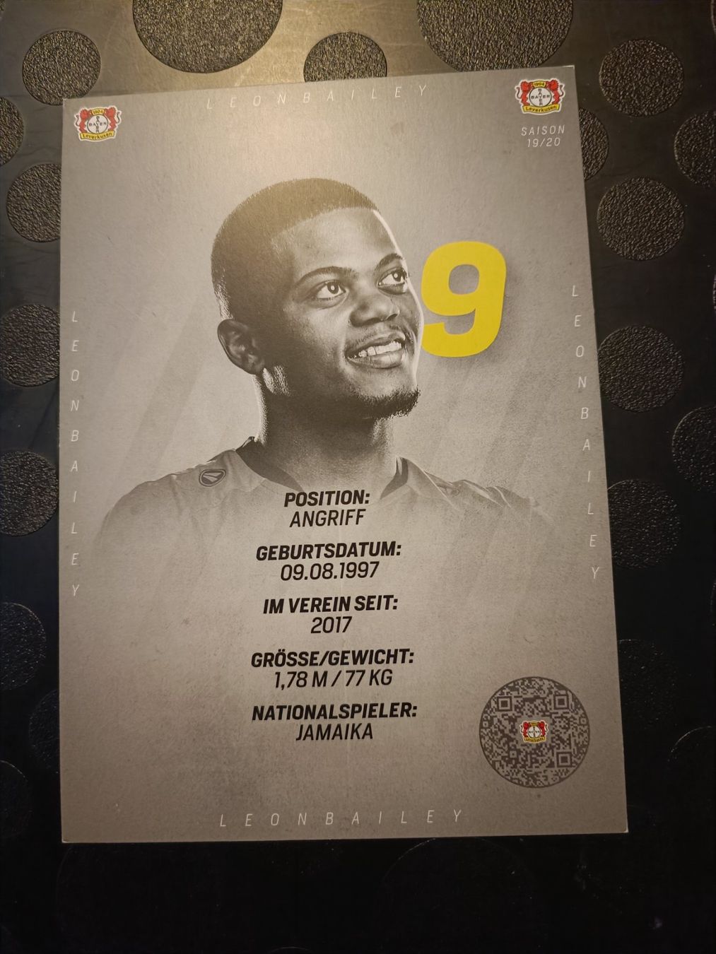 Autographes: Leon Bailey - handsigniert – D'occasion à Menziken par Artographs 1