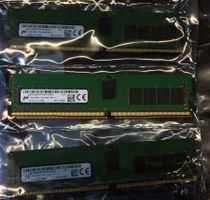 6 Stück DDR4 RDIMM 16GB total 96 GB 2Rx8 PC4-2400 T-RE1-11