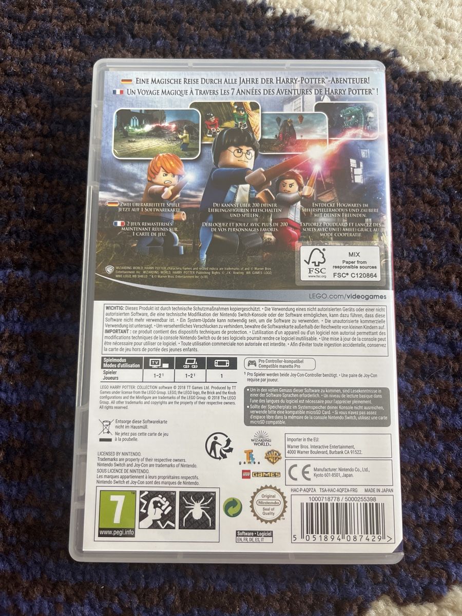 Nintendo Spiele: LEGO Harry Potter Collection Nintendo Switch – Gebraucht aus Aathal-Seegräben von  2