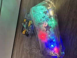 10m Weihnachts-Lichterband mit Sternen, Batteriebetrieben