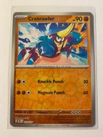Pokemon Crabrawler 114/197 Reverse Holo Obsidian Flames EN