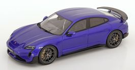 PORSCHE TAYCAN TURBO GT 2023 BLAU 1:18 GT-SPIRIT