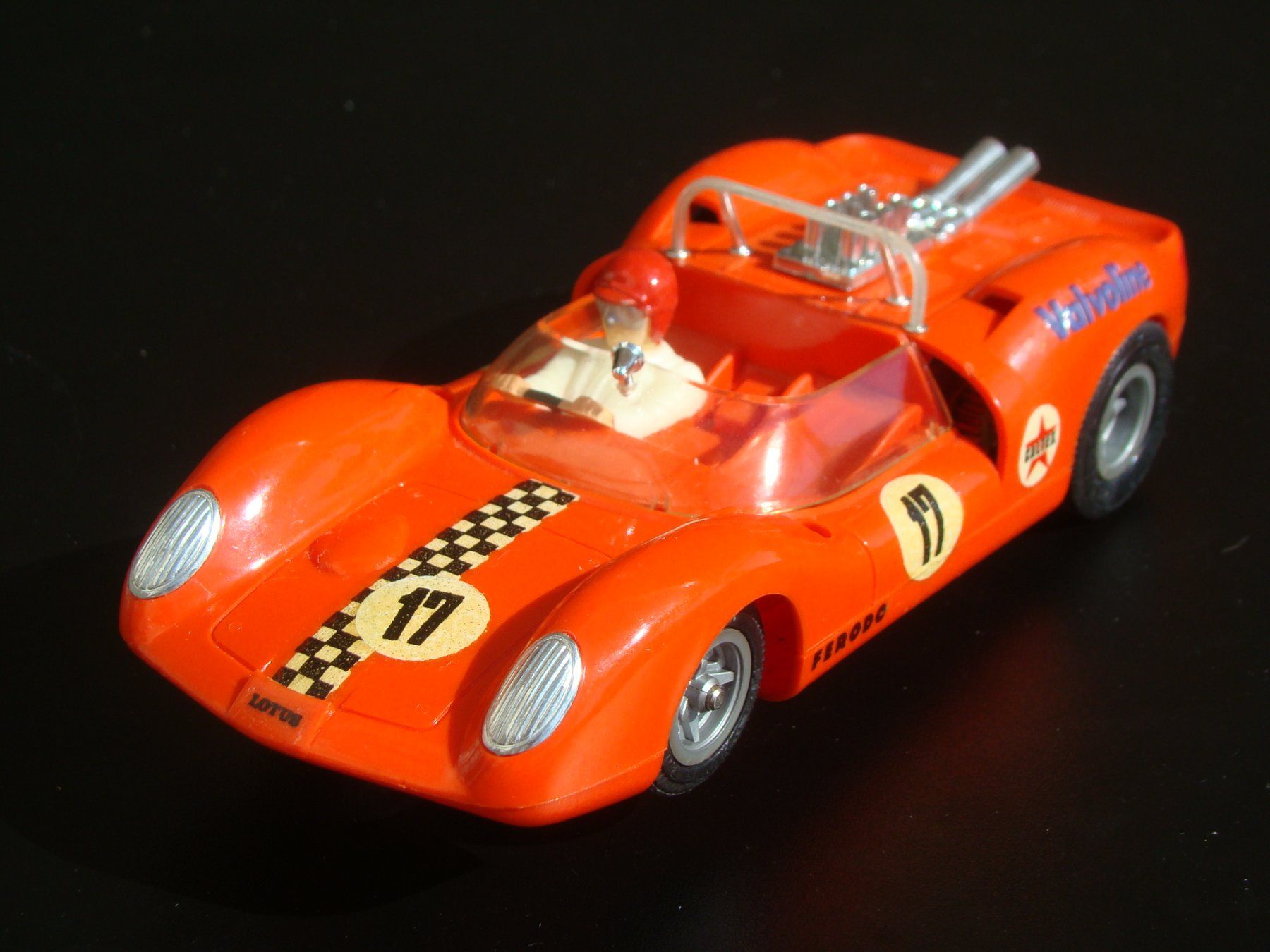 Lotus Modellini d'auto: Fleischmann Ford Lotus Type 49 orange cooles Rennauto 70er – Usato da Walzenhausen venduto da Vanquish711 9