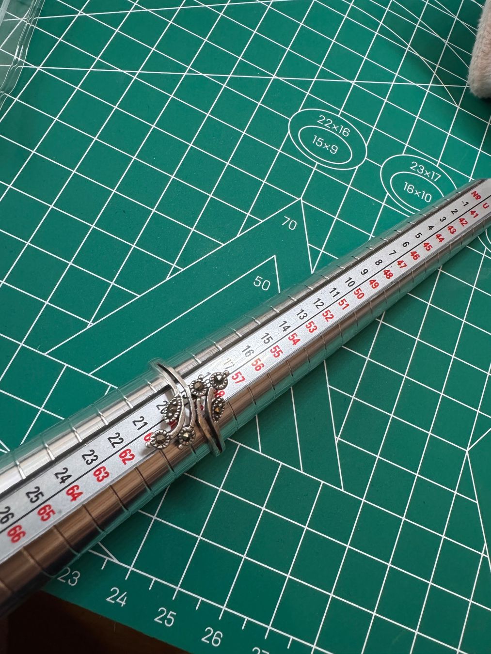Anelli: Vintage Silberring S925 mit Markasit Stein Gr.59 – Usato da Zürich venduto da hanna1990 5