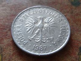 Pologne  1  Zlote  1987
