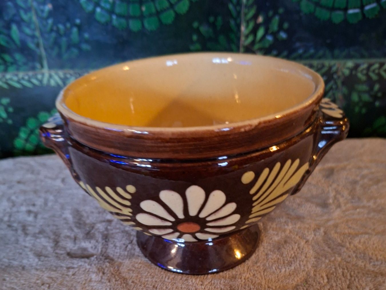 Ciotole: Rustikale Keramik Schale mit Blumen Dekor - Vintage – Nuovo (secondo la descrizione) da Otelfingen venduto da silver-moon