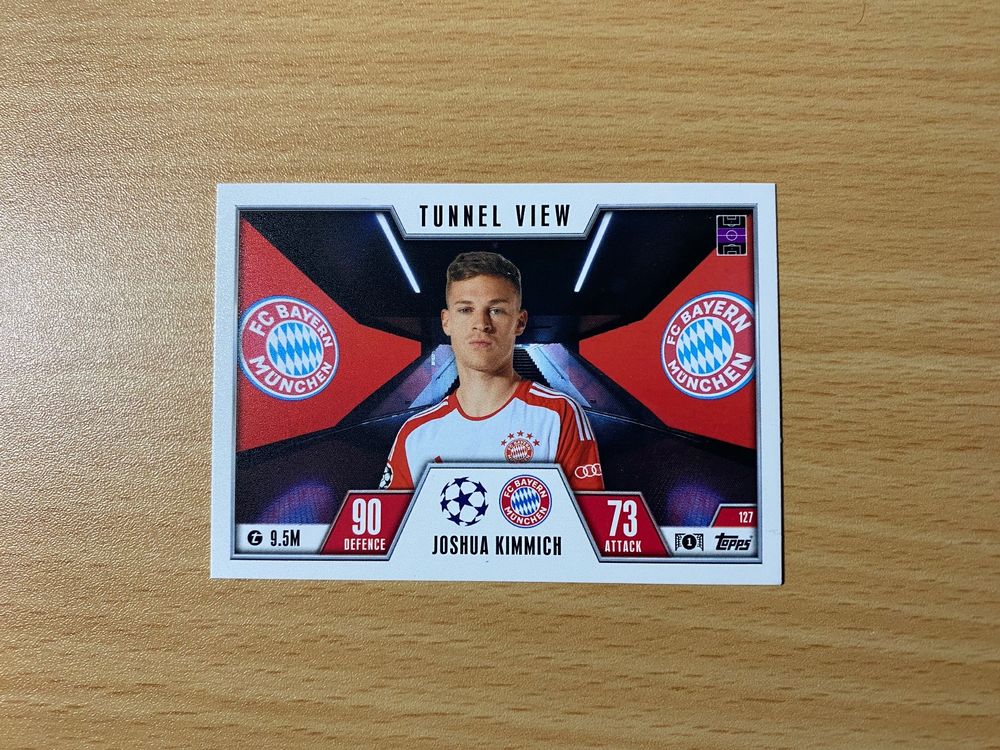 Carta Match Attax Bundesliga 2022/23 #454 Joshua Kimmich Club 100, Bayern Monaco