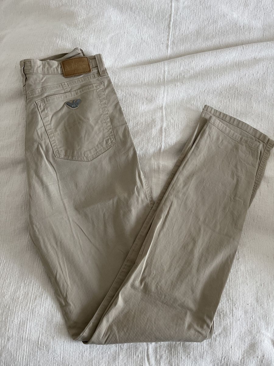 Armani Pantaloni: Armani, beige leichte Hose 36 – Usato da Aesch BL venduto da shuja01 1
