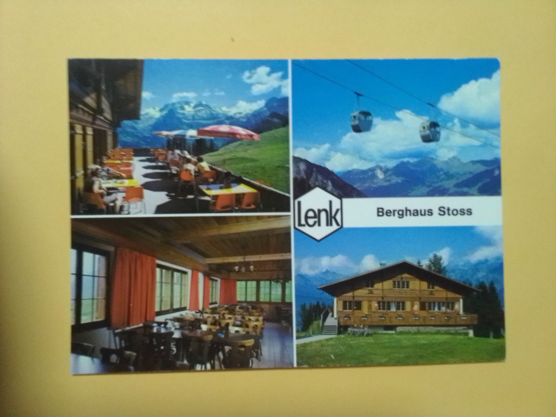 Cartoline postali: Lenk Berghaus Stoos Bern mehrbildrig – Usato da Küttigen venduto da Melisch1000