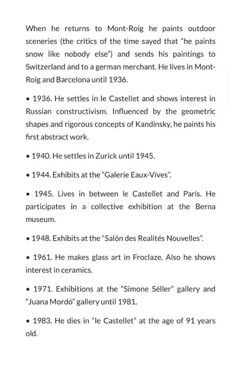 Gemälde: Jacinto Salvado (1892-1983) – Gebraucht aus Grosshöchstetten von Perle1951 9